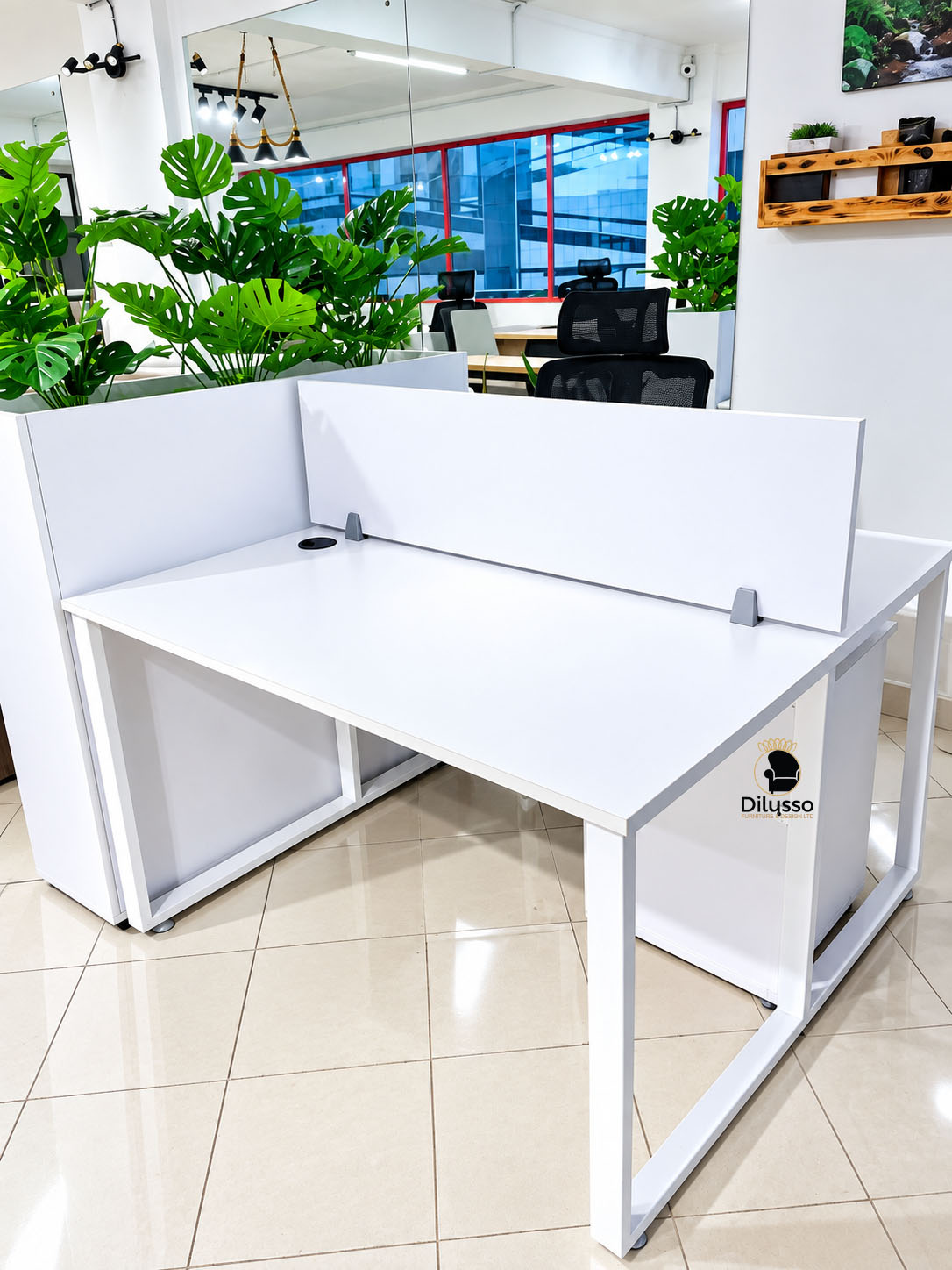 MDM1212 2-Way Workstation | Modern Office Desks Nairobi - Modern Workstation in Nairobi, Kenya thumbnail 2