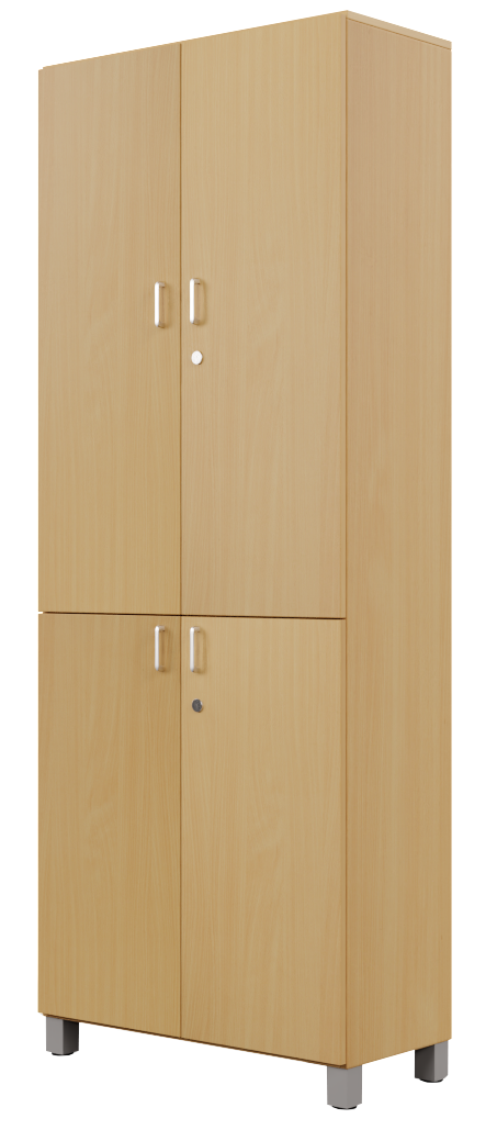 CSW2074 -2 Door Wooden Cabinet  800 x 400 x 2100H mm - Modern Filling Cabinets in Nairobi, Kenya thumbnail 2