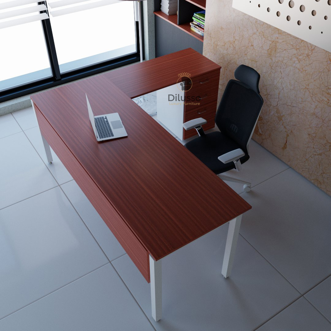 Bandar Managerial Desk-1800 x 750 x 745H mm with Desk Height Drawer Extension thumbnail 2