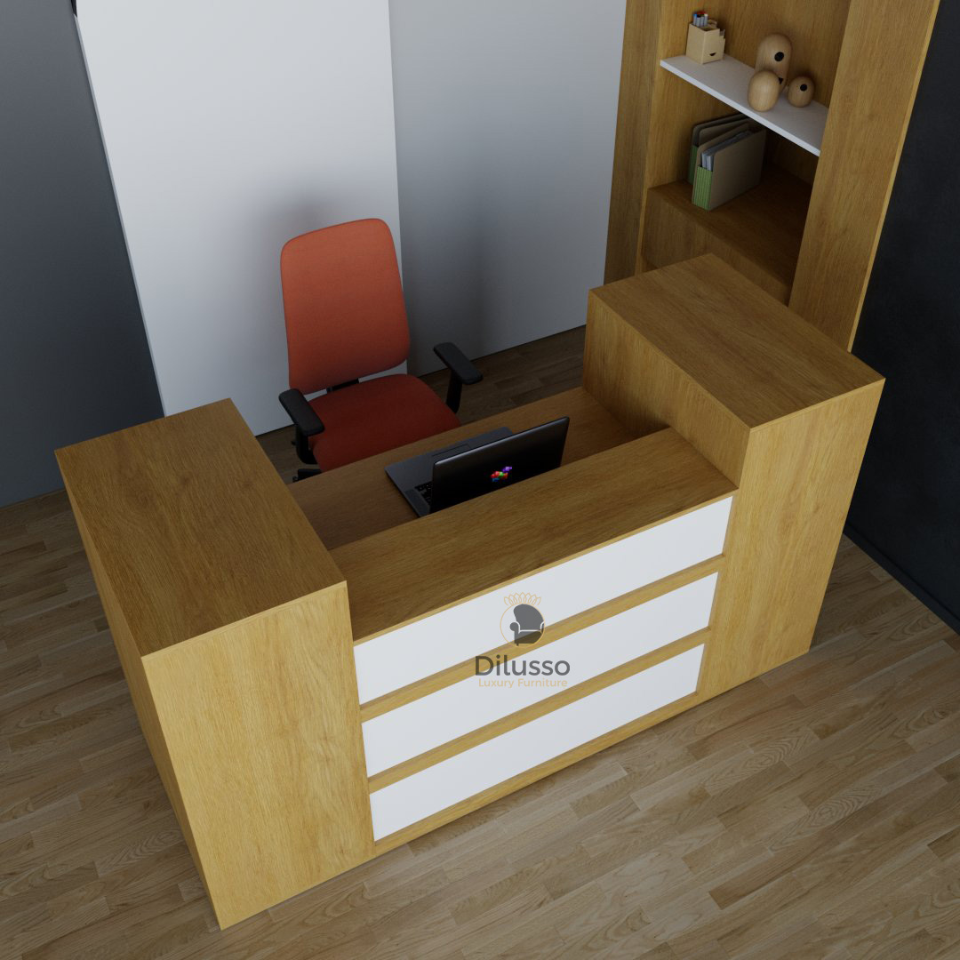 Kobe Reception Desk 1600 x 750 x 11100H m, thumbnail 2