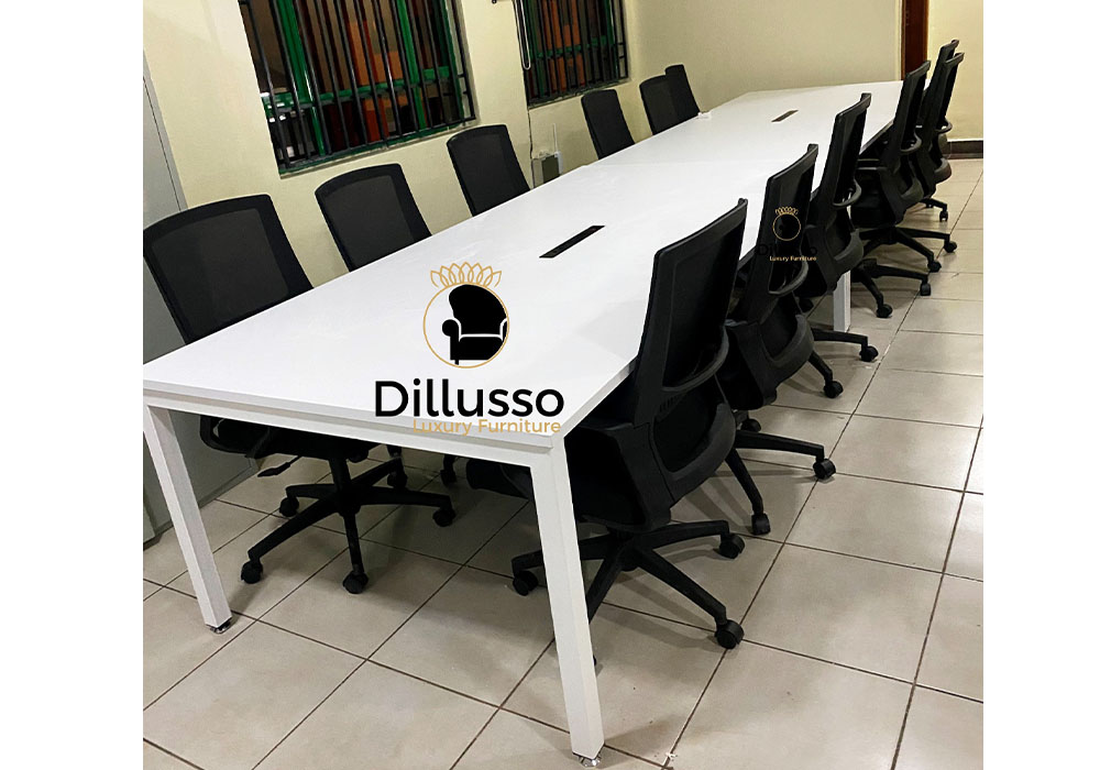 PALA3212-10 Pax Conference Table 3200 x 1200 x 745H mm ,36mm Top with Metal Frames thumbnail 2