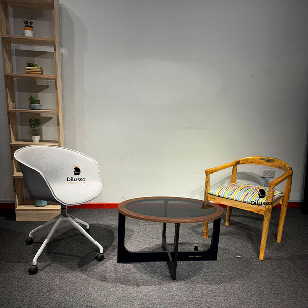 Wooden Single Seater Lounge Chair thumbnail 2