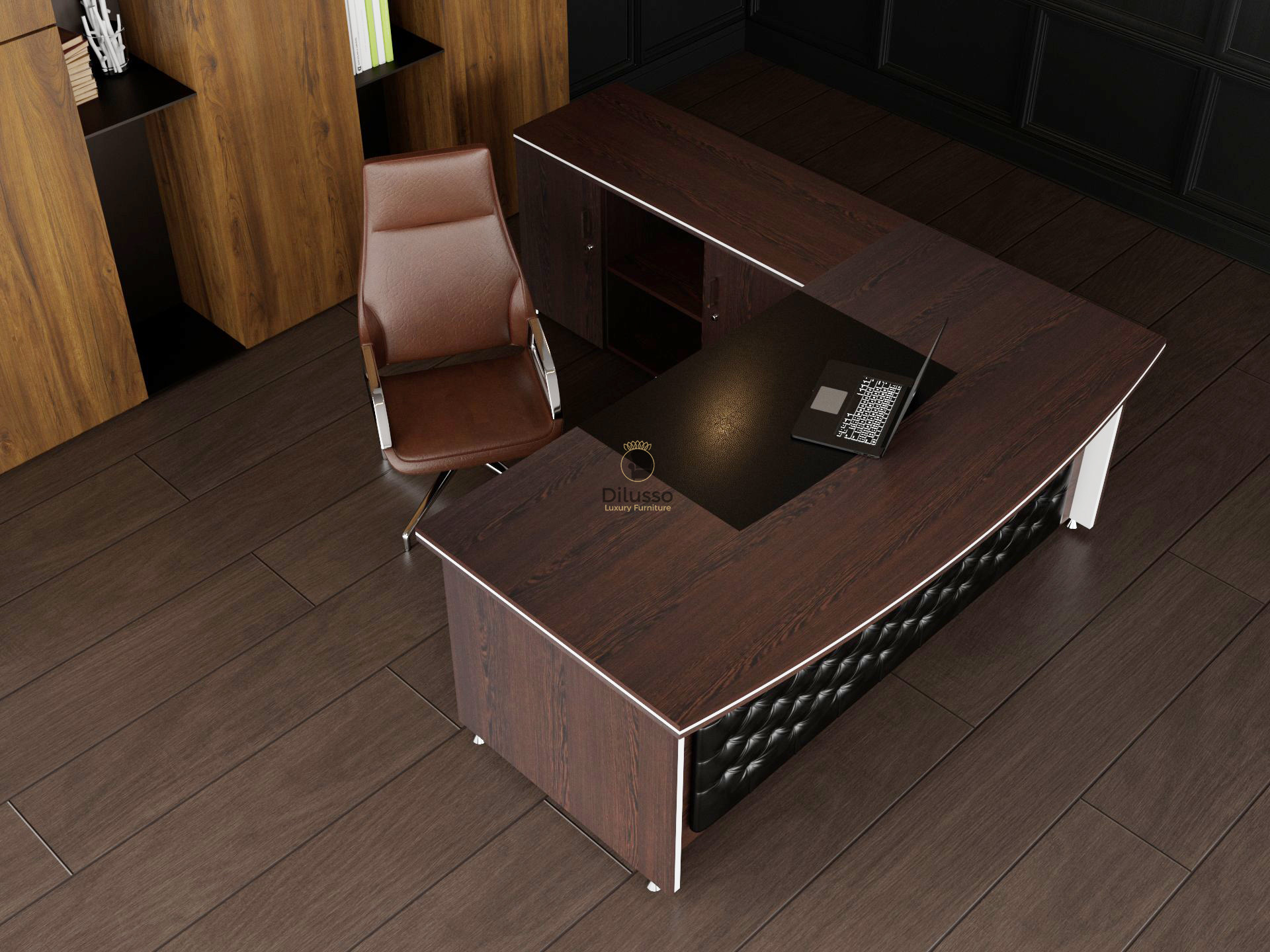 Zinta Executive Desk -2000 x 800 x 745H mm with Side Extesion thumbnail 2
