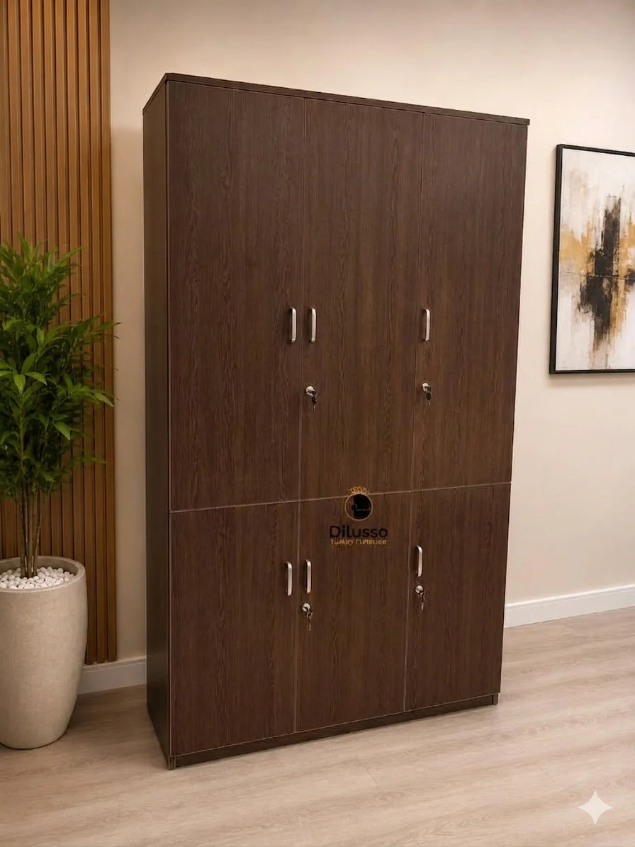 CABINET -3 Door wooden Filling Cabinet 1200 x 400 x 2100H mm - Modern Filling Cabinets in Nairobi, Kenya
