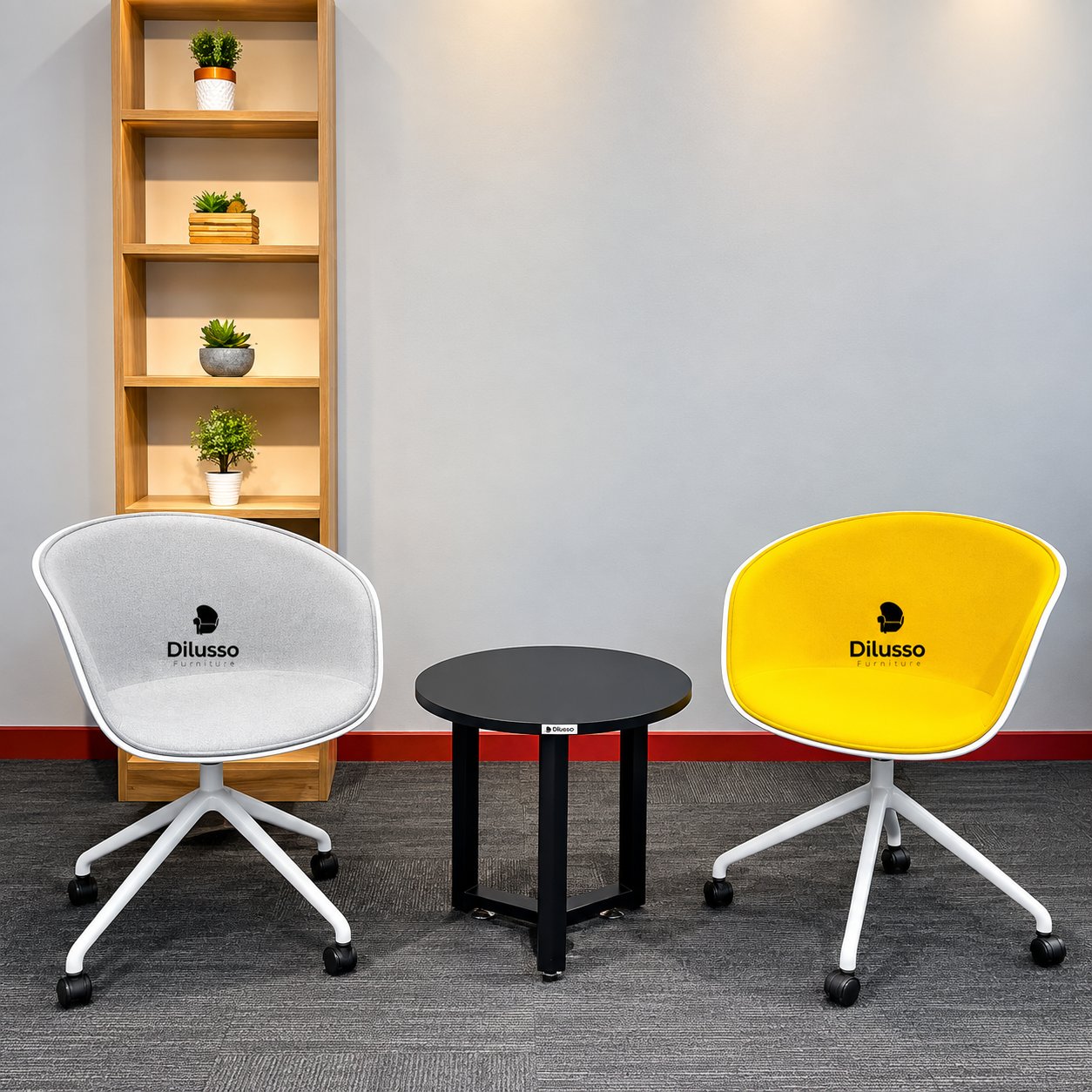 Eazy-LM - Medium Back Lounge Chair -Grey - Modern Lounge chair in Nairobi, Kenya