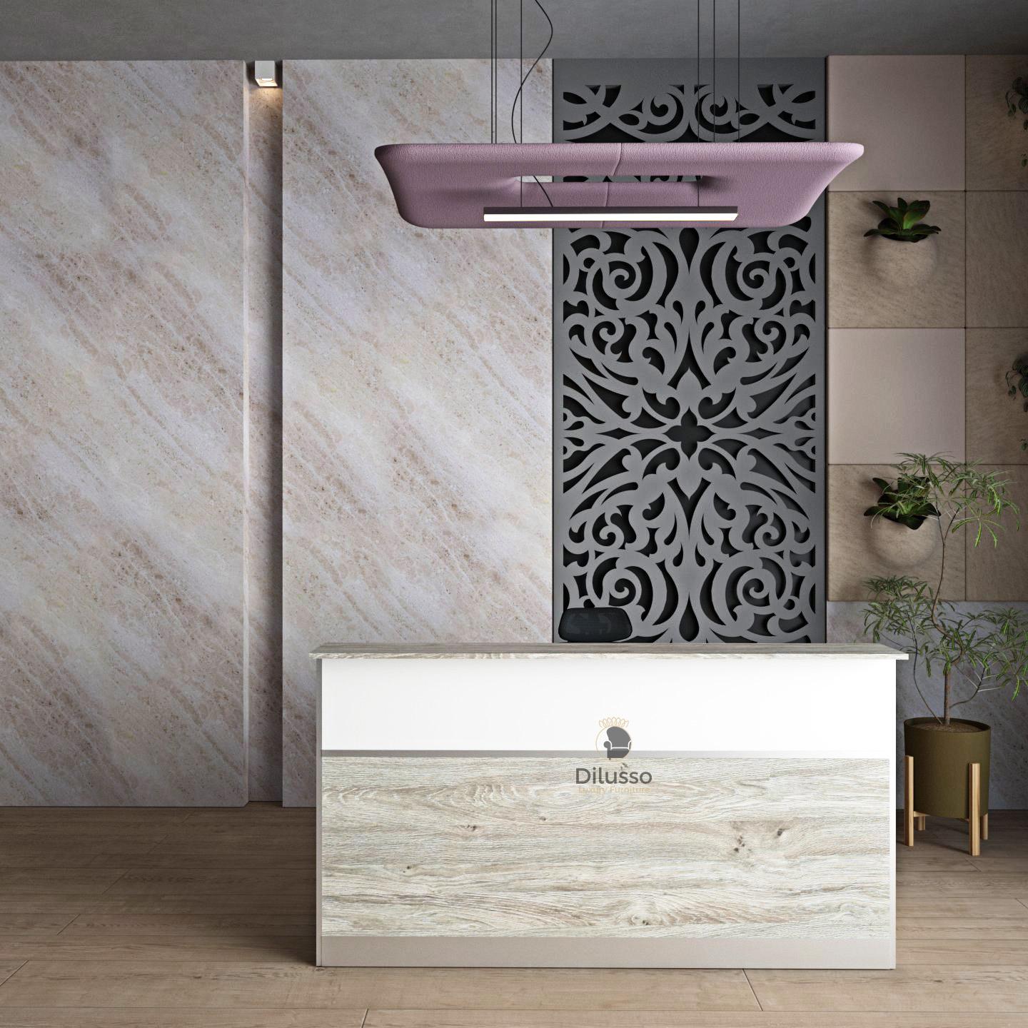 Kyoto Reception Desk 1600 x 750 x 1100H mm - Modern Reception desk in Nairobi, Kenya
