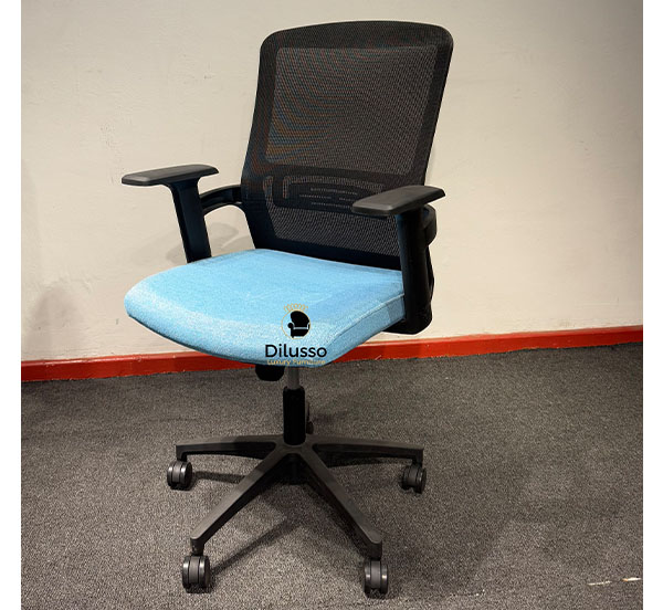WIT-M -Ergonomic Medium Back Mesh Chair -Blue - Modern Medium Back in Nairobi, Kenya