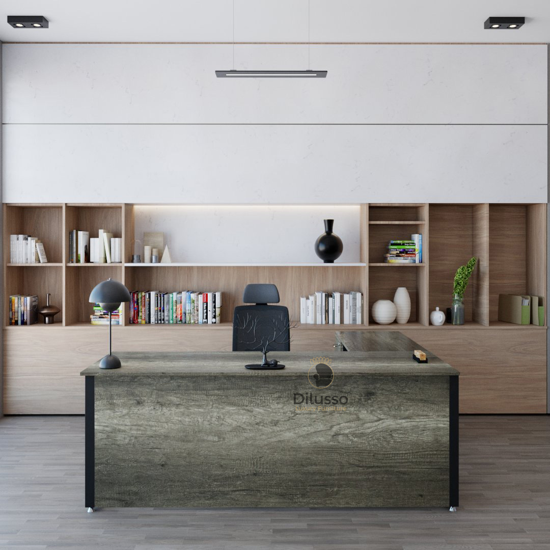 Zuma Managerial Office Desk 1600 x 750 x 745H mm with Desk Height Drawer Extension - Modern Executive Desk in Nairobi, Kenya
